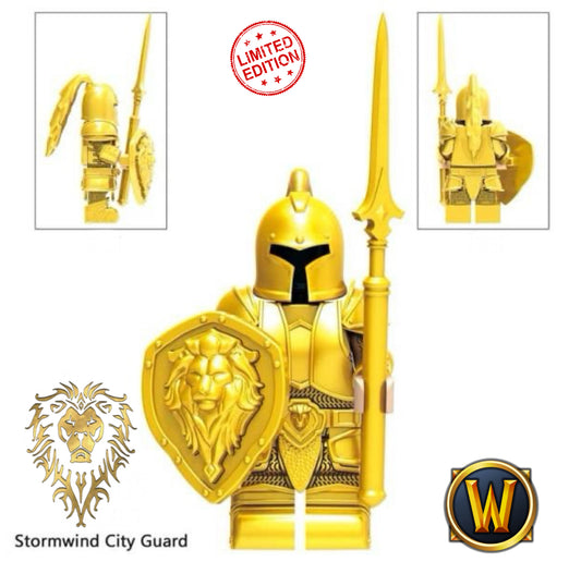 ♥️♥️♥️MINIFIGURE WORLD OF WARCRAFT UNIVERS: CITY GUARD 1 ♥️♥️♥️ custom