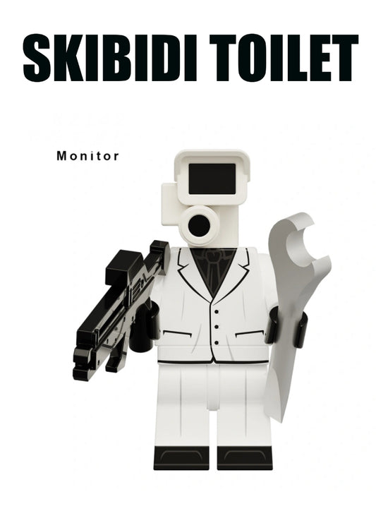 MINIFIGURE SKIBIDI TOILET: MONITOR custom