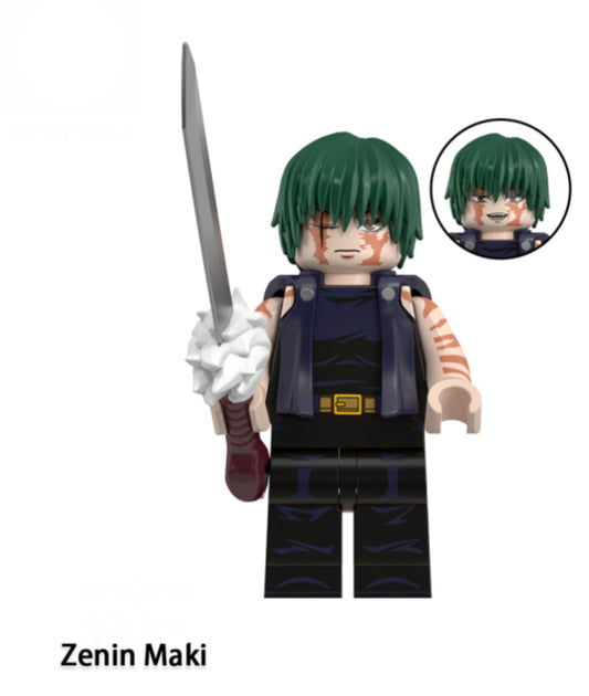 MINIFIGURE JUJUTSU KAISEN UNIVERS : ZENIN MAKI custom