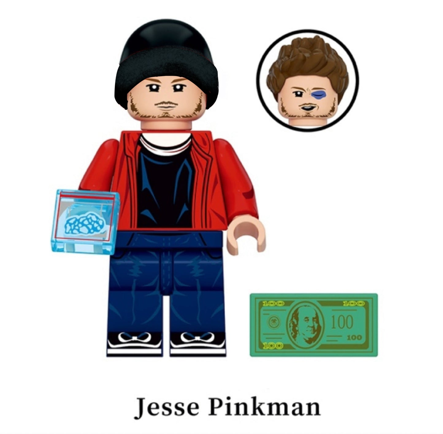 MINIFIGURE BREAKING BAD UNIVERS: JESSE PINKMAN custom