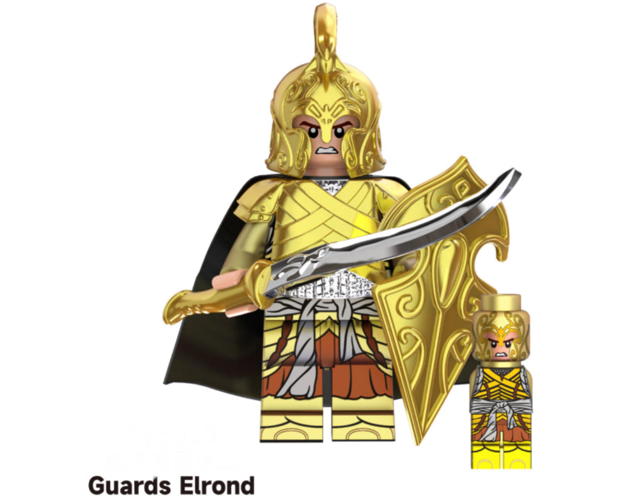 MINIFIGURE LOTR GUARDS ELROND CUSTOM