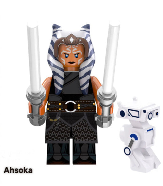 MINIFIGURE AHSOKA TANO + DROID custom