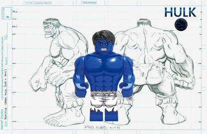 PREVENTE MINIFIGURE MARVEL UNIVERS: BLUE HULK custom Disponibilité fin Juin 2025