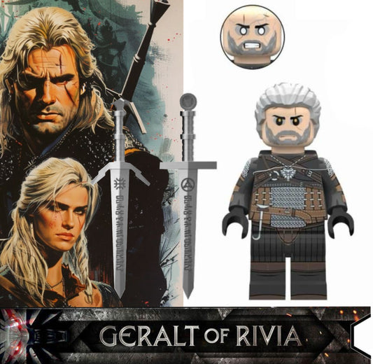 ♥️♥️MINIFIGURE THE WITCHER: GÉRALD OF RIVIA ♥️♥️custom