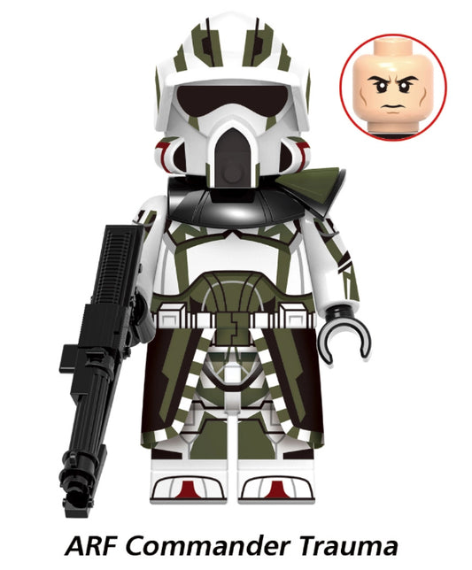 MINIFIGURE ARF COMMANDER TRAIMA TROOPER custom