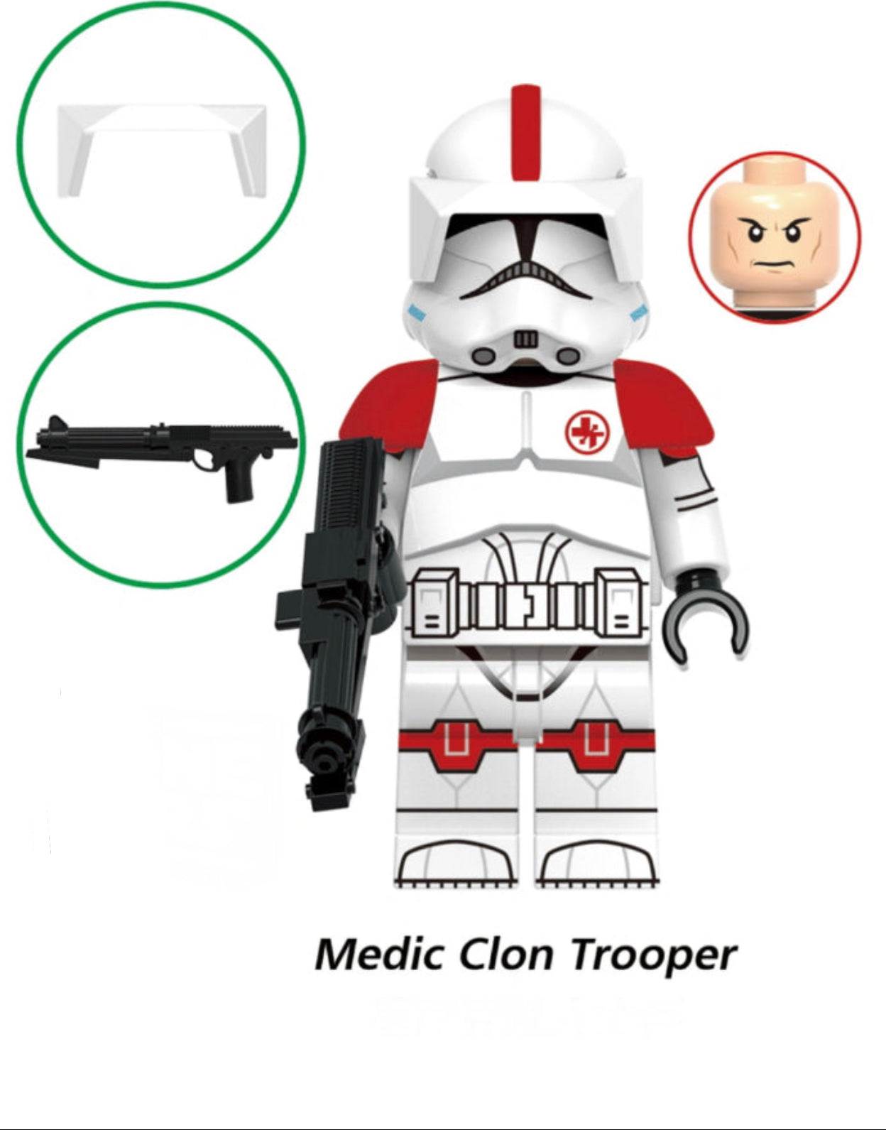 MINIFIGURE MEDIC CLONE TROOPER Custom