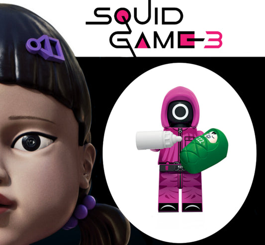 MINIFIGURE SQUID GAME UNIVERS: OUVRIER INVISIBLE custom