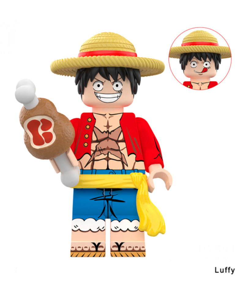 MINIFIGURE Luffy + socle santé (version B) custom