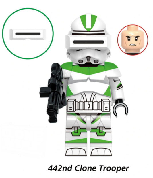 MINIFIGURE 442nd CLONE TROOPER Custom