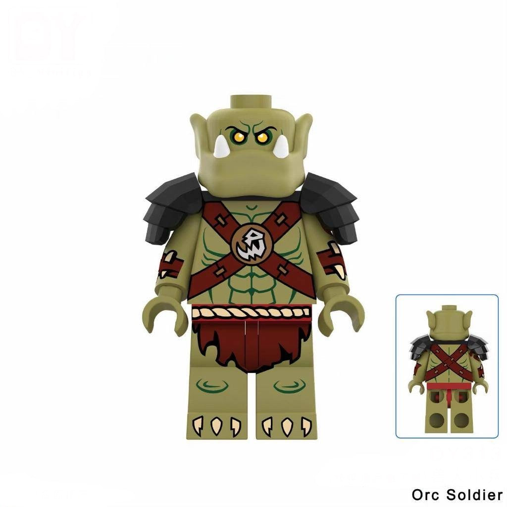 MINIFIGURE WORLD OF WARCRAFT UNIVERS: ORC SOLDIER custom