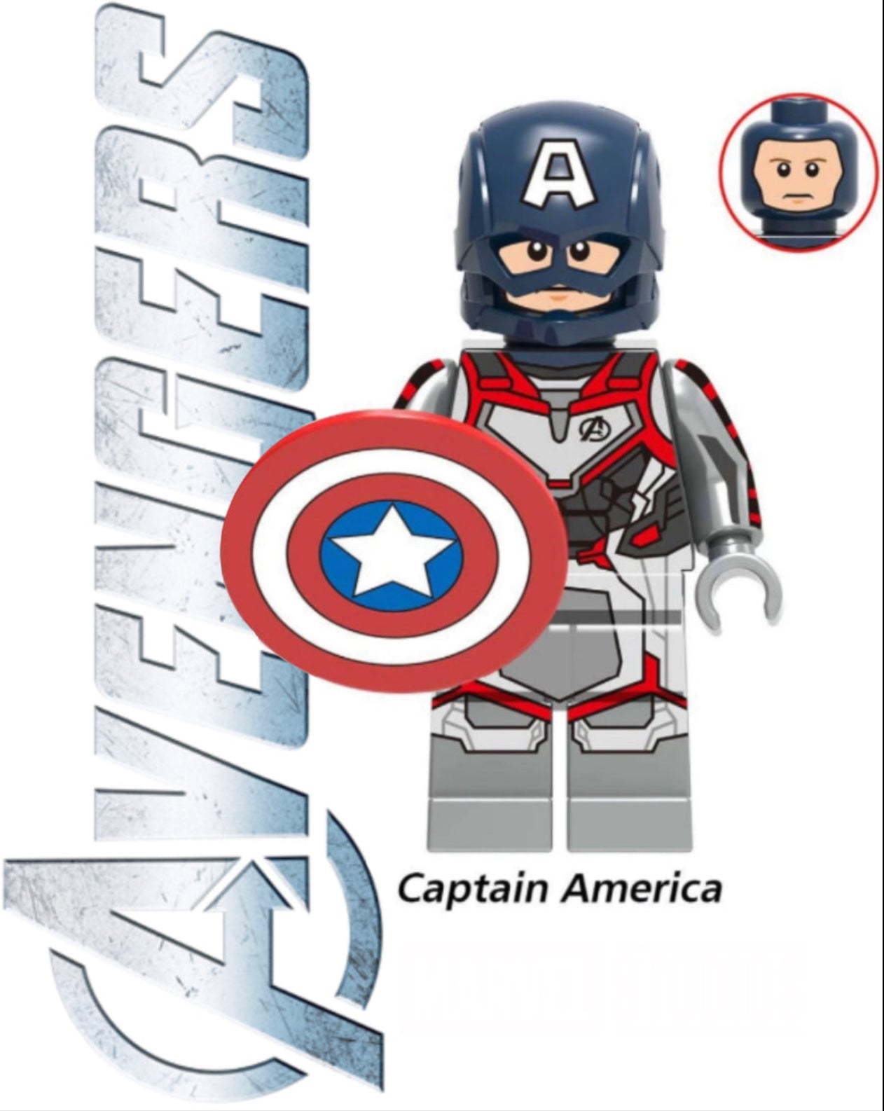 MINIFIGURE CAPTAIN AMERICA AVENGERS INFINITY WAR Custom