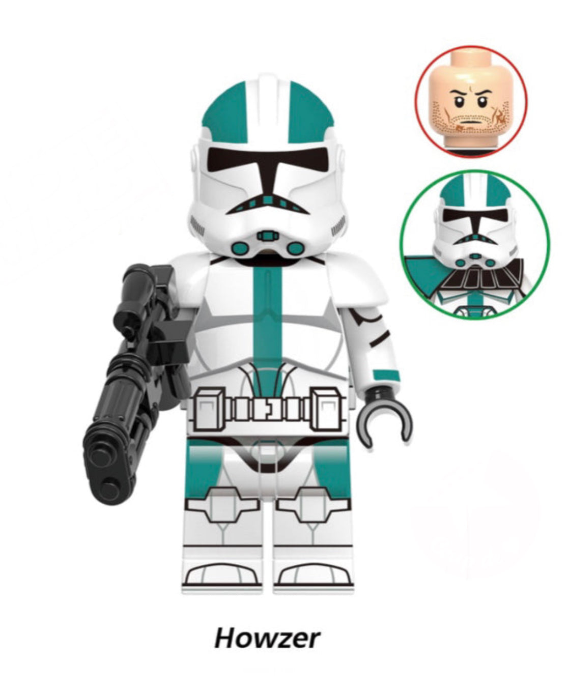 MINIFIGURE CLONETROOPER HOWZER custom