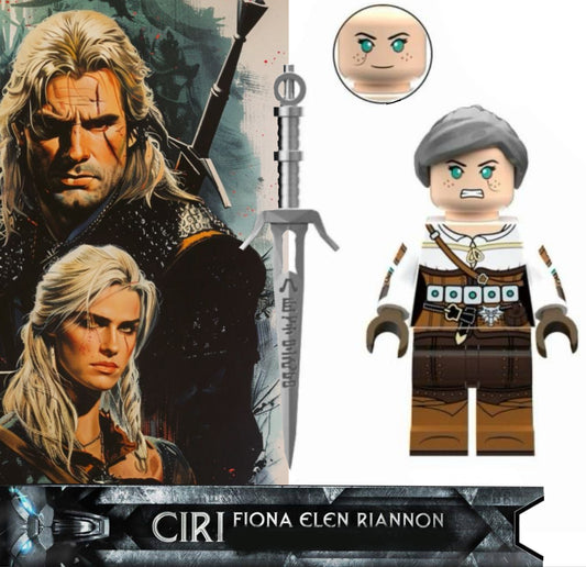 ♥️♥️MINIFIGURE THE WITCHER: CIRI ♥️♥️custom