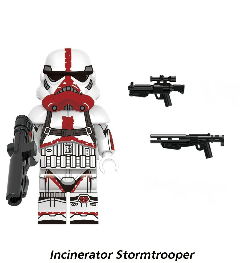 MINIFIGURE STAR WARS UNIVERS: INCINERATOR STORMTROOPER custom