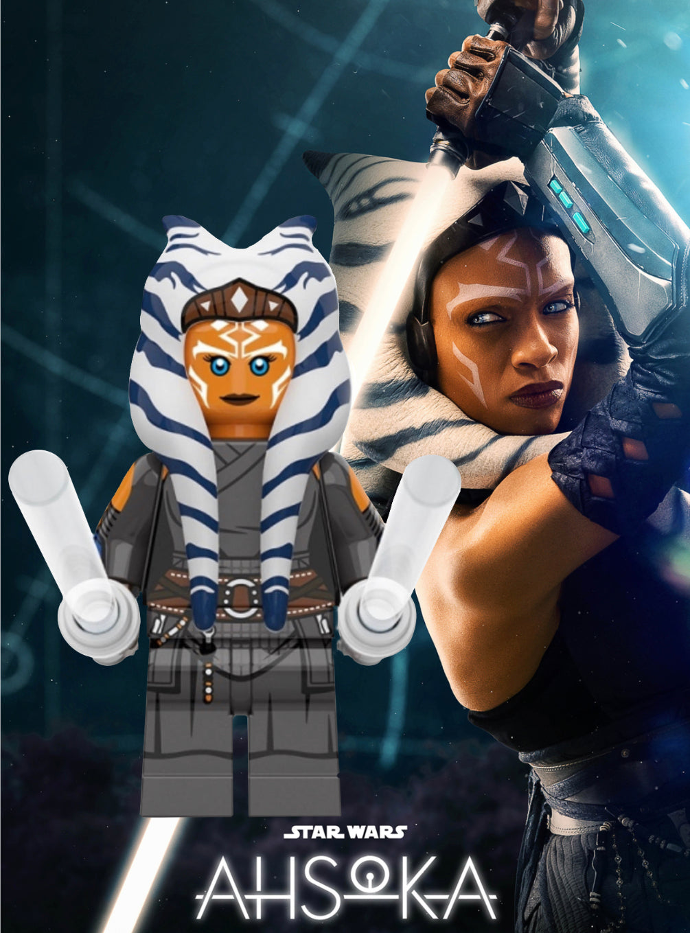 MINIFIGURE STAR WARS AHSOKA TANO VERSION THE MANDALORIAN