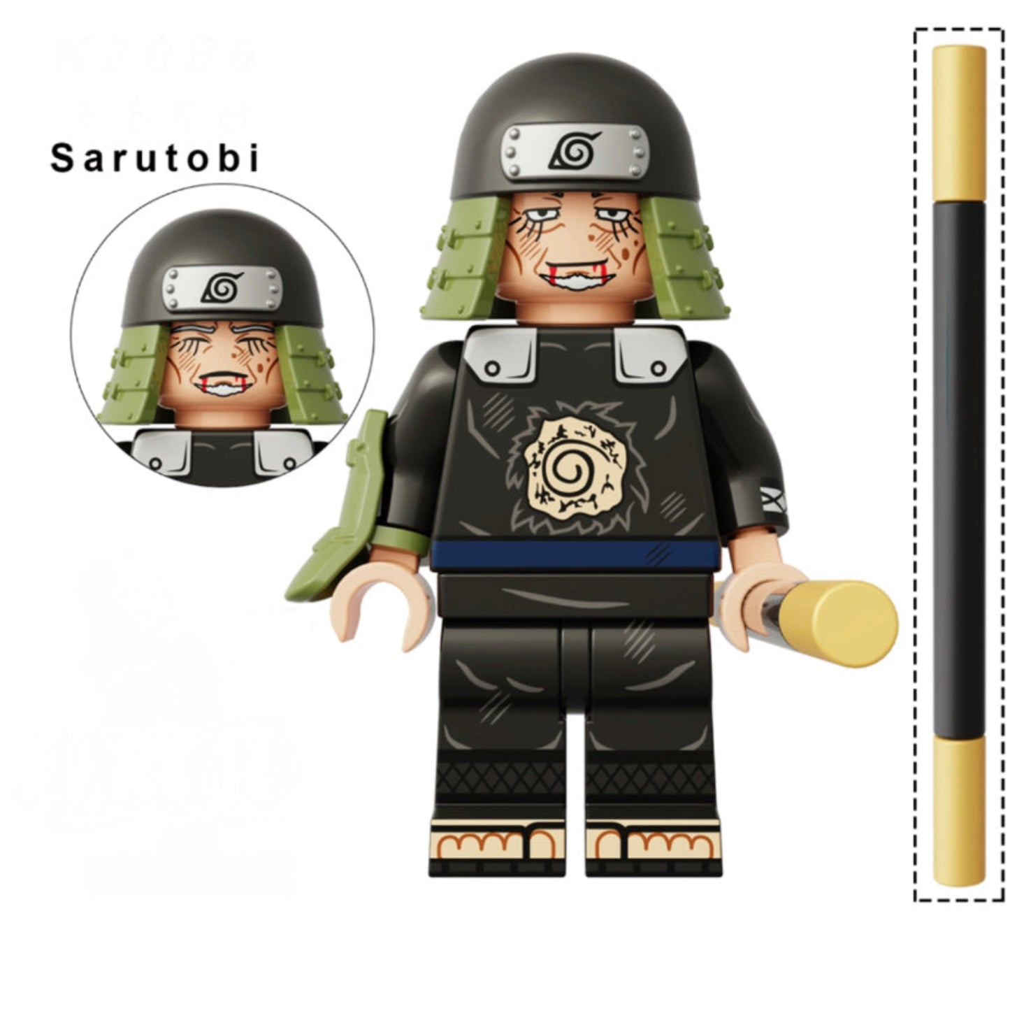 MINIFIGURE NARUTO SARUTOBI custom