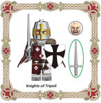 MINIFIGURE MÉDIÉVAL: SÉRIES Knight of Jerusalem and Tripoli  custom
