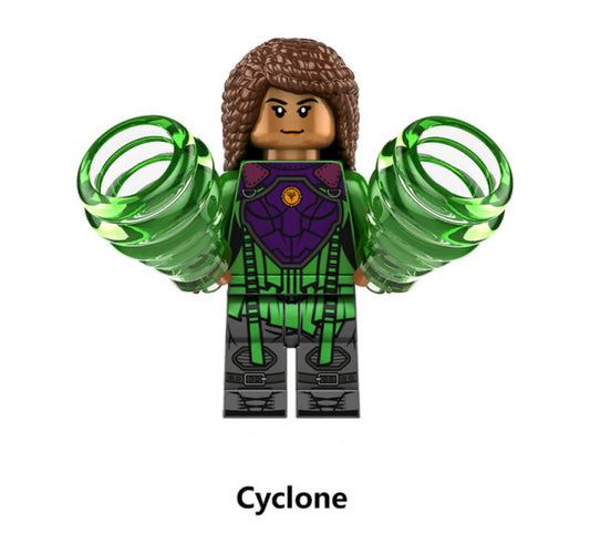 MINIFIGURE BLACK ADAM "Cyclone" Custom