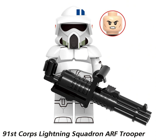 MINIFIGURE 91 st Lightning Squadron ARF TROOPER custom