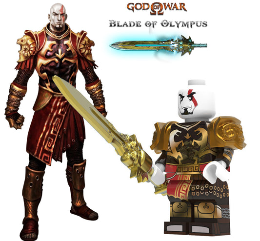 ♥️♥️MINIFIGURE GOD OF WAR UNIVERS : KRATOS BLADE OF OLYMPUS♥️♥️custom