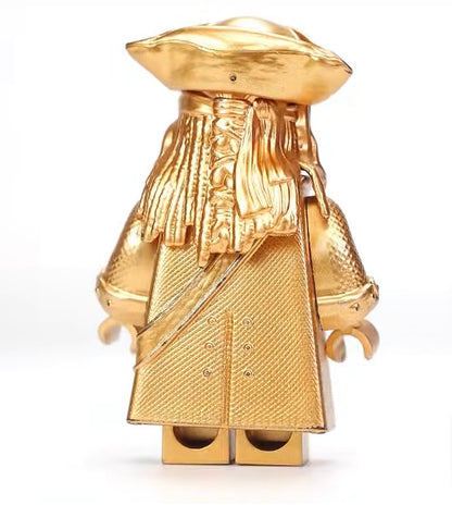 SUPERBE⭐️⭐️⭐️MINIFIGURE DISNEY UNIVERS EDITION LIMITÉE : JACK SPARROW GOLD ⭐️⭐️⭐️custom