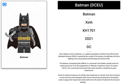 ⭐️⭐️⭐️MINIFIGURE DC UNIVERS DE 2021: BATMAN JUSTICE LEAGUE ⭐️⭐️⭐️CUSTOM ⚠️DERNIÈRE PIECE ⚠️
