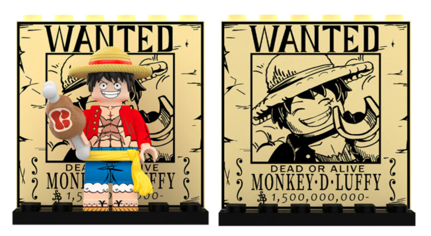 MINIFIGURE Luffy + socle santé (version B) custom