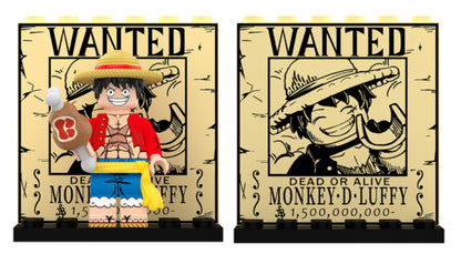 MINIFIGURE Luffy + socle santé (version B) custom