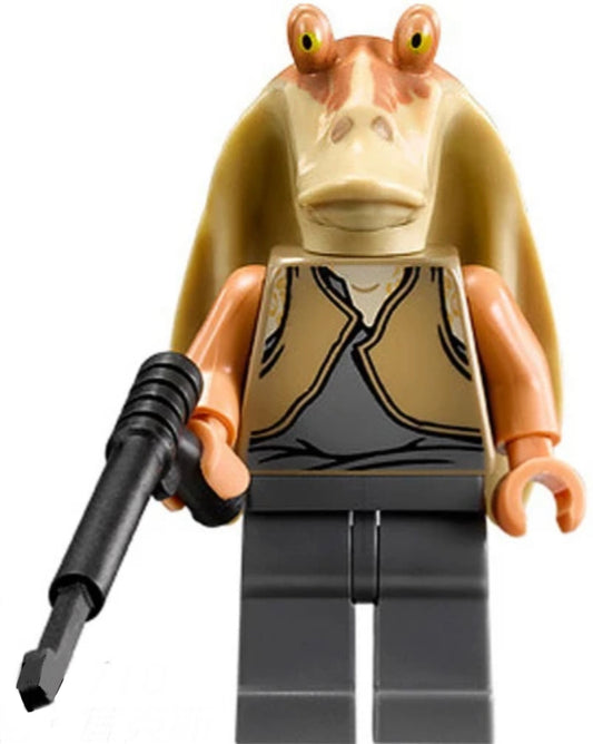 MINIFIGURE JAR JAR BINKS  ⚠️⚠️RARE⚠️⚠️CUSTOM