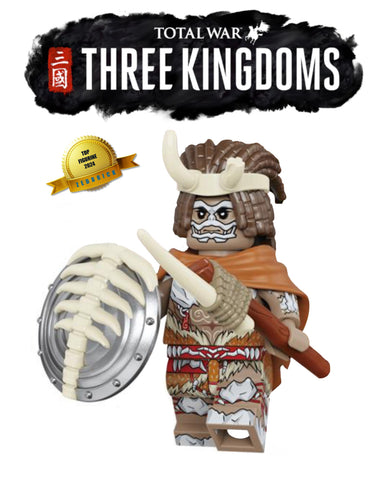 ♥️♥️MINIFIGURE RARE "COURAGE DES TROIS ROYAUMES" UNIVERS: Southern Barbarian Soldier CUSTOM