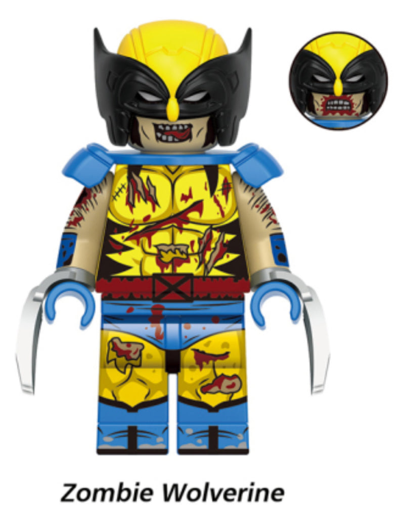 MINIFIGURE ZOMBIE WOLVERINE CUSTOM