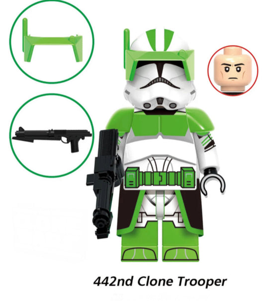 MINIFIGURE 442nd CLONE TROOPER Custom