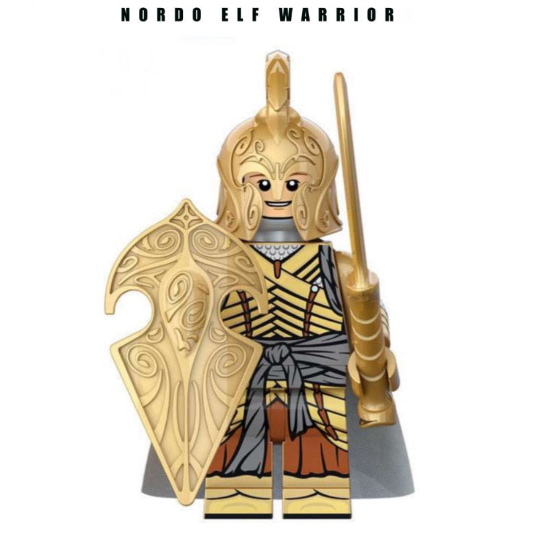 MINIFIGURE HOBBIT/LOTR NORDO ELF WARRIOR custom