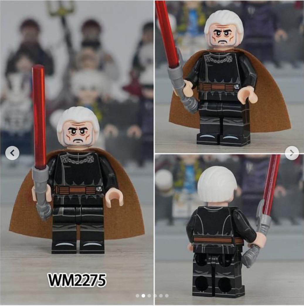 MINIFIGURE COUNT DOOKU CUSTOM