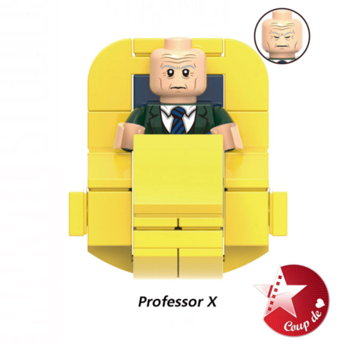 MINIFIGURE MARVEL UNIVERS: PROFESSEUR X CHARLES XAVIER "Doctor Strange in the M. of M."  Custom