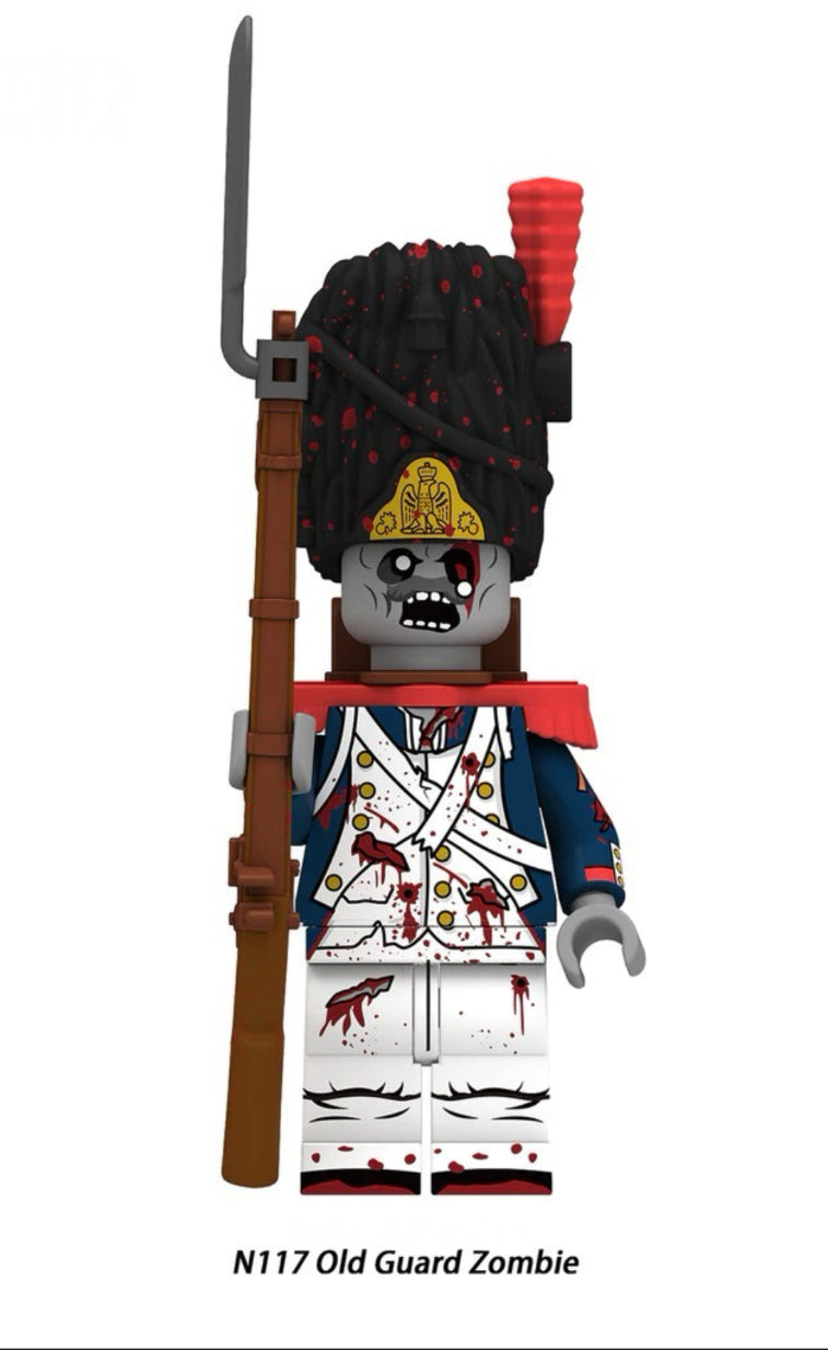 MINIFIGURE ZOMBIE UNIVERS : OLD GUARD ZOMBIE Custom