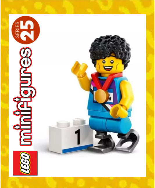 MINIFIGURE SÉRIES 25: le sprinteur "socle+fascicule" custom