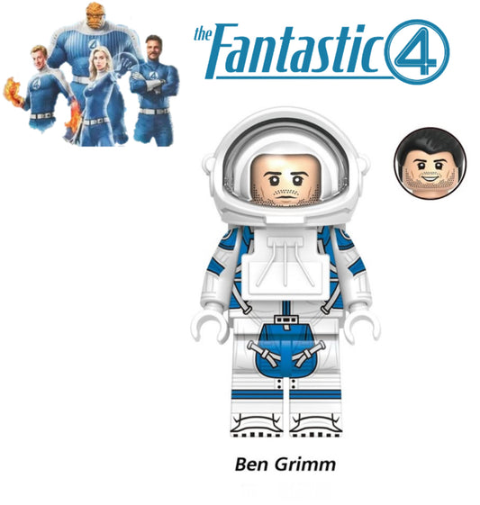 ♥️♥️♥️MINIFIGURE MARVEL UNIVERS: BEN GRIMM (The fantastic four) ♥️♥️♥️custom