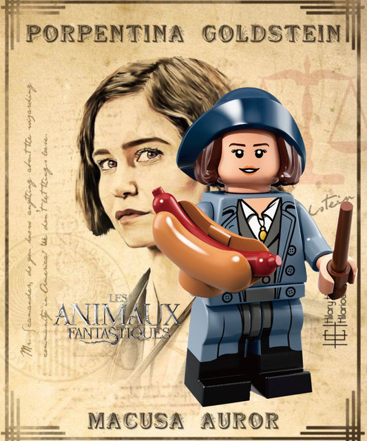 MINIFIGURE HARRY POTTER/ FANTASTIC BEASTS UNIVERS: TINA GOLDSTEIN custom