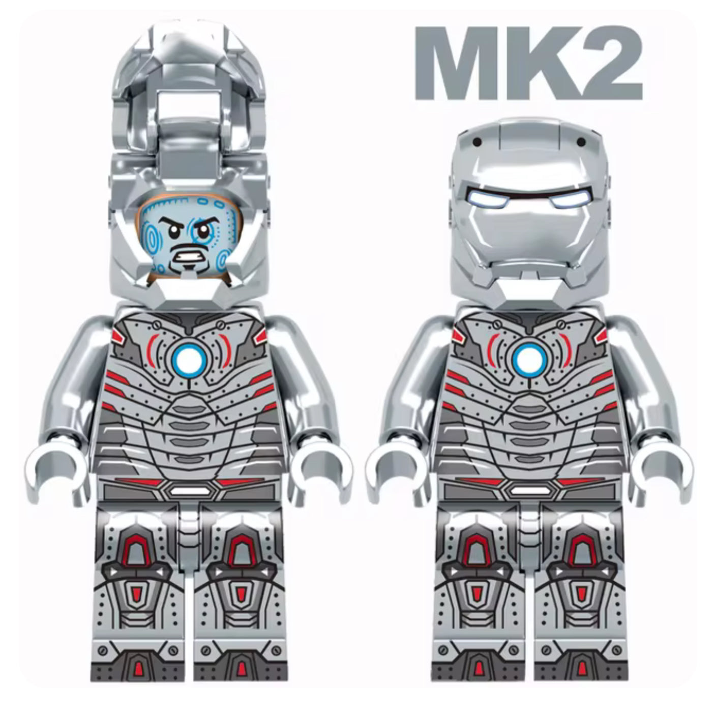 MINIFIGURE MARVEL UNIVERS: IRON MAN MKII custom