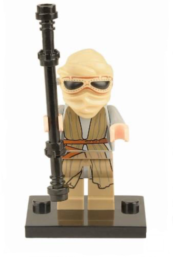 MINIFIGURE REY CHASSEUSE D 'ÉPAVE Custom