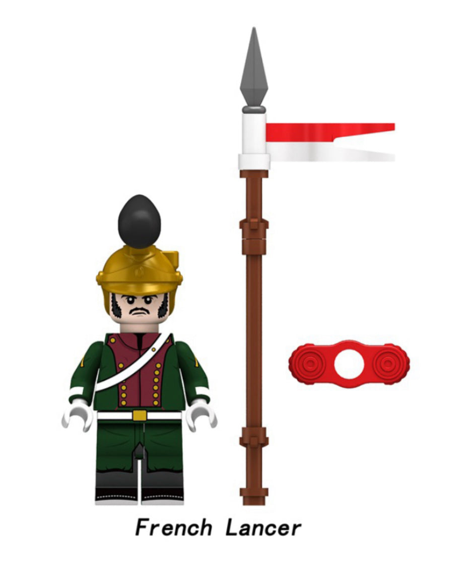 MINIFIGURE SOLDAT FRENCH LANCER  Custom