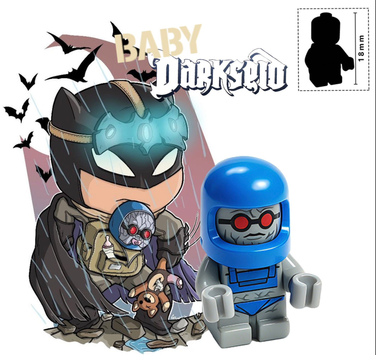 PREVENTE MINIFIGURE DC UNIVERS: BABY DARKSEID Custom Disponibilité fin juillet 2026