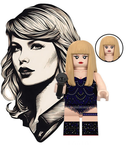 ♥️♥️♥️MINIFIGURE TAYLOR SWIFT ♥️♥️♥️Custom