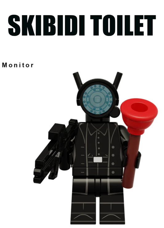 MINIFIGURE SKIBIDI TOILET: MONITOR custom