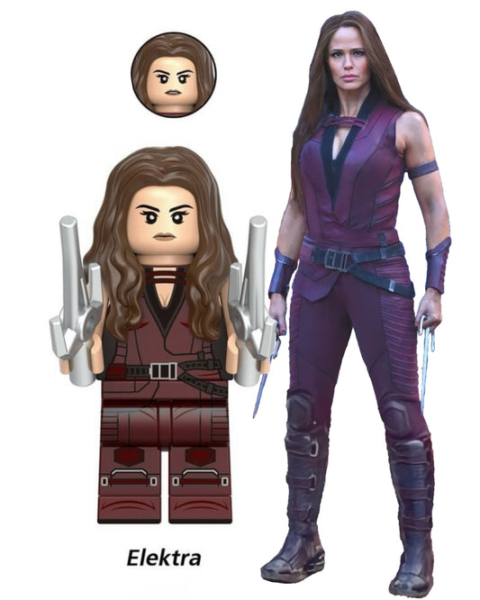 MINIFIGURE MARVEL DEADPOOL UNIVERS : ELEKTRA custom