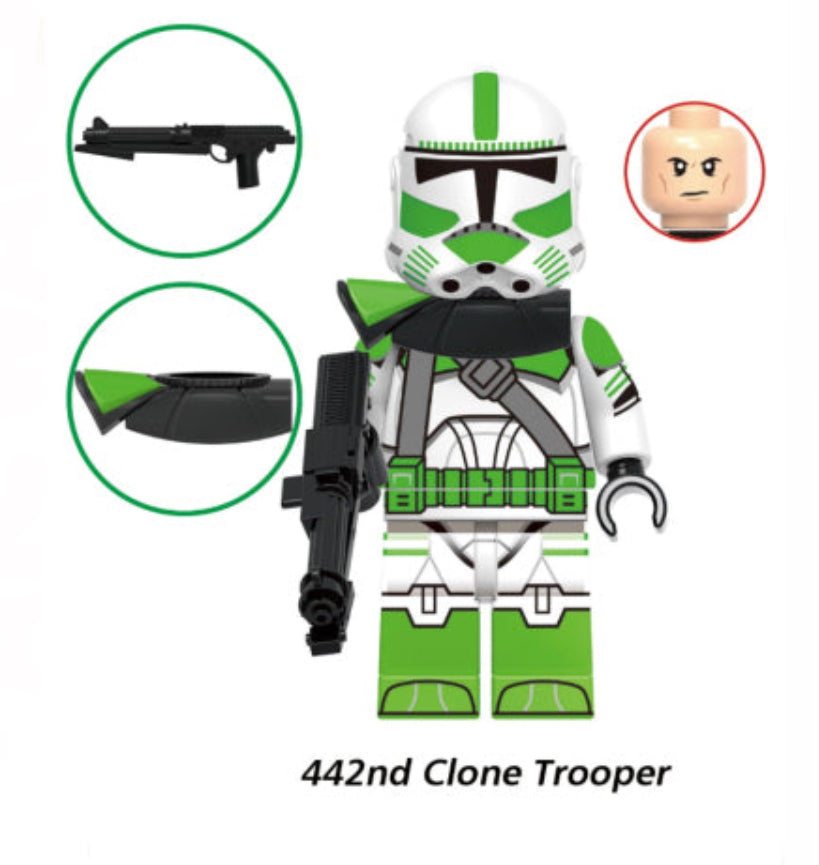 MINIFIGURE 442nd CLONE TROOPER custom