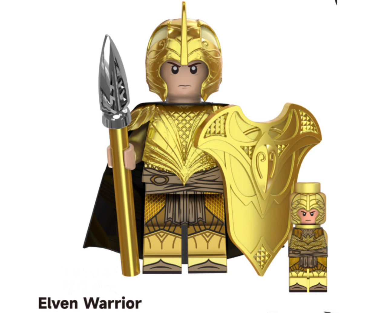 MINIFIGURE LOTR ELVEN WARRIOR CUSTOM