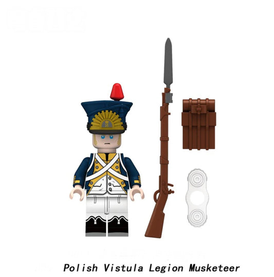 MINIFIGURE ARMY UNIVERS: POLISH VISTULA LÉGION MUSKETEER Custom
