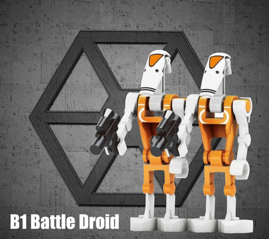 PREVENTE MINIFIGURE STAR WARS UNIVERS: 2 B1-BATTLE DROID custom Disponibilité fin février 2025